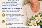👉 LUTO 😱😭😪⚰🕯😪 NOTA DE FALECIMENTO. FUNERÁRIA FREDERICO OZANAM INFORMA….👉🏻😱😥😓Faleceu em Patrocínio- a Srª: AUREA TEIXEIRA DA SILVA CAIXETA 89 ANOS