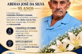 👉 LUTO 👉🏻😱😭😪⚰🕯😪 NOTA DE FALECIMENTO. FUNERÁRIA FREDERICO OZANAM INFORMA….👉🏻😱😥😓Faleceu em Patrocínio- a Srº:: ABDIAS JOSÉ DA SILVA 95 ANOS