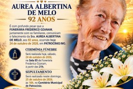 👉LUTO…⚰😔🕯😪😭FUNERÁRIA SAO PEDRO E PRÍNCIPE DA 🕊PAZ🕊🕊 INFORMAM… Faleceu em Patrocinio, a Sr.ª  AUREA ALBERTINA DE MELO 92 ANOS
