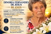 👉 LUTO 😱😭😪⚰🕯😪 NOTA DE FALECIMENTO. FUNERÁRIA FREDERICO OZANAM INFORMA….👉🏻😱😥😓Faleceu em Patrocínio- a Srª:  DINORIA FERNANDES DE JESUS  88 ANOS