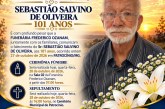 👉 LUTO 👉🏻😱😭😪⚰🕯😪 NOTA DE FALECIMENTO. FUNERÁRIA FREDERICO OZANAM INFORMA….👉🏻😱😥😓Faleceu em Patrocínio- a Srº:: SEBASTIÃO SALVINO DE OLIVEIRA  101 ANOS