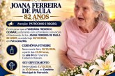 👉 LUTO 😱😭😪⚰🕯😪 NOTA DE FALECIMENTO. FUNERÁRIA FREDERICO OZANAM INFORMA….👉🏻😱😥😓Faleceu em Patrocínio- a Srª: JOANA FERREIRA DE PAULA  82 ANOS