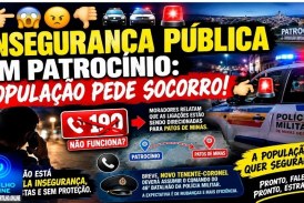 👉🏻😱😠👎🏻🚔🚓🚨 INSEGURANÇA PÚBLICA EM PATROCÍNIO: POPULAÇÃO PEDE SOCORRO!