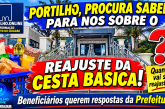 👉📢 PORTILHO, PROCURA SABER PARA NÓS SOBRE O REAJUSTE DA CESTA BÁSICA!