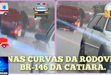 👉ACIDENTE 🧐😳🚒🚑🚨🚔🚦🚧🚏🚀DESCIDA DA MORTE!!!! NAS CURVAS DA RODOVIA BR-146 DA CATIARA.
