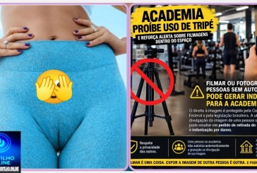 👉😱💞💋🫵✍ Academia capo de fucas informa 💪💊💉📢🚨🏋🏋🤸🏋 🚨 ACADEMIA PROÍBE USO DE TRIPÉ E REFORÇA ALERTA SOBRE FILMAGENS DENTRO DO ESPAÇO