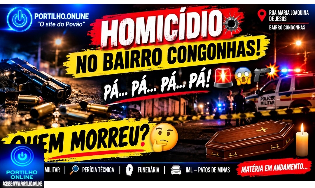 👉🏻😱 Vídeo…🔫💥💥💥 Homicídio no bairro Congonhas 🚨⚰️🕯️PÁ…PÁ… PÁ.. PÁ🔫🙌🏻😱🤔Quem morreu?⚰🕯🚨🚒🚑🚔⚰🕯🤔🚨😱💥💥