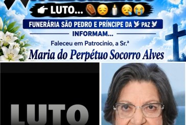 👉LUTO…⚰😔🕯😪😭FUNERÁRIA SAO PEDRO E PRÍNCIPE DA 🕊PAZ🕊🕊 INFORMAM… Faleceu em Patrocinio, a Sr.ªMaria do Perpétuo Socorro Alves, conhecida carinhosamente como Maria do Plínio, aos 90 anos