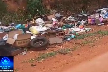 👉🏻🗑️🚨😡 DESCARTE IRREGULAR DE LIXO NA SAÍDA DO BAIRRO DONA DIVA! 🗑️🚨