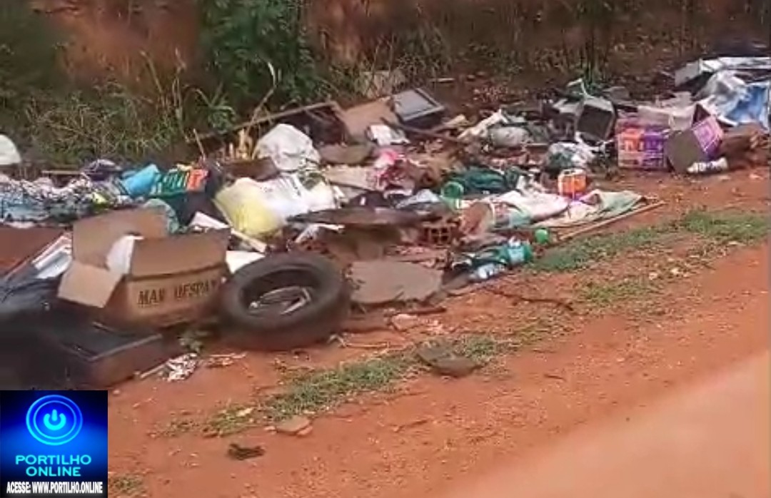 👉🏻🗑️🚨😡 DESCARTE IRREGULAR DE LIXO NA SAÍDA DO BAIRRO DONA DIVA! 🗑️🚨