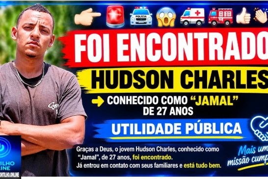 👉🚨🚓😱🚑🚒🫵🏻👍🏻👏🏻🙌🏻FOI ENCONTRADO !! 👉HUDSON CHARLES, CONHECIDO COMO “JAMAL”, DE 27 ANOS 
