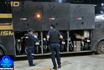 👉🏻🗣️🚨🚓🫵🏻😱🏍️🏍️PRF apreende 10 motocicletas de dentro de ônibus na BR 365🚍🚌