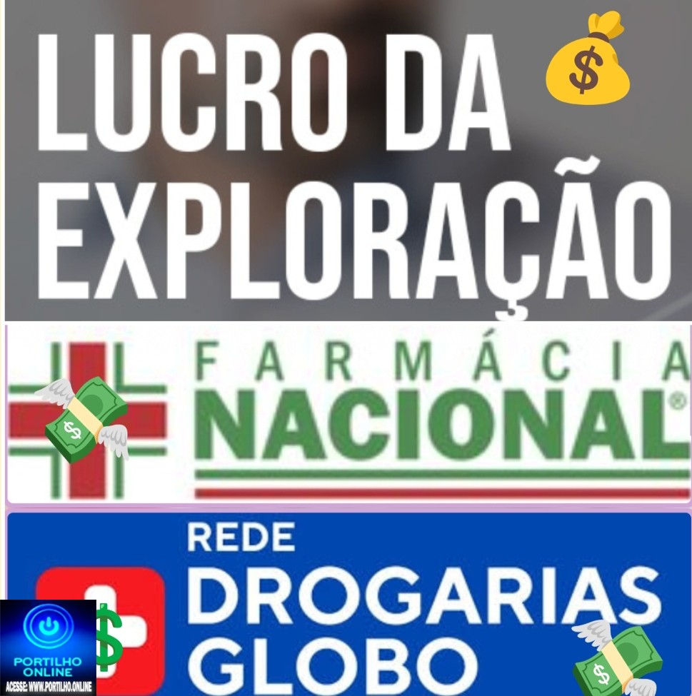 👉🏻🫵🏻😱👎🏻💉💊🩹🩺Portilho Denuncia! As redes de farmácias Nacional e Globo está cobrando e explorando clientes💉💸🐁🐀🐭