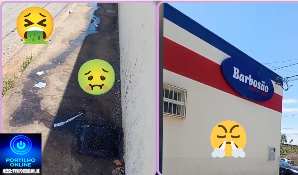 👉🏻🫵🏻🚧😡🤢🤮 Esgoto Fedorento… Boa tarde Portilho, aí moro aqui próximo o barbosao e olha aí a carniçal do esgoto supitando