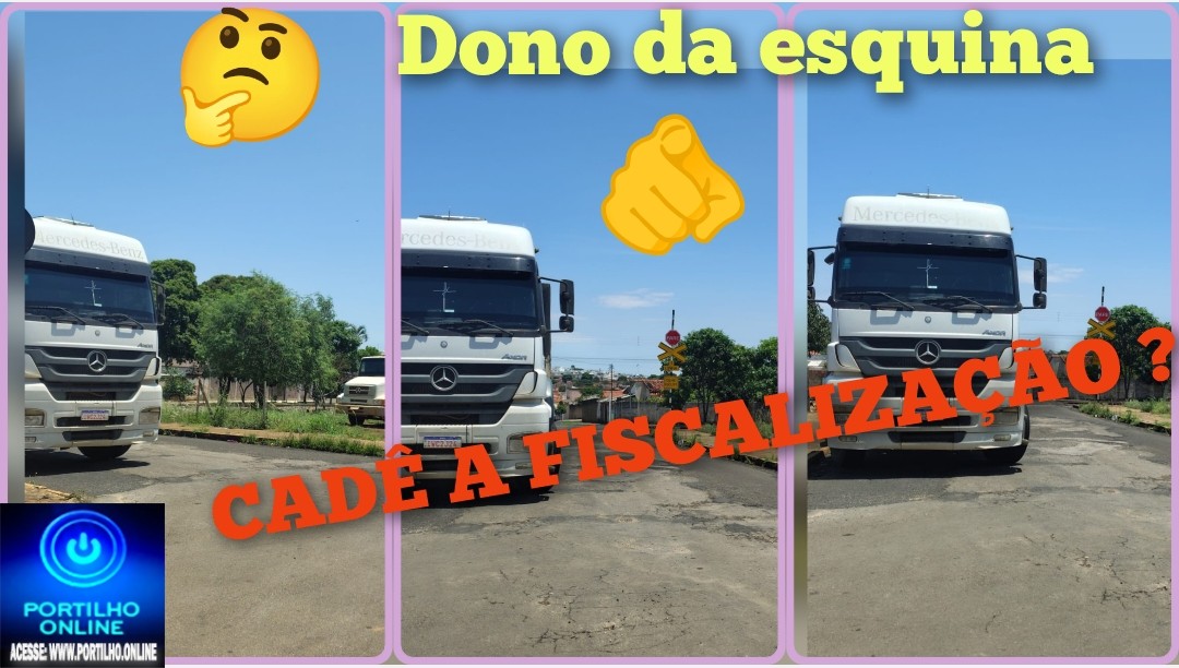 👉🏻🫵🏻🗣️ Cadê a sestran?🤔🚔🚧🚨🤔🚦🚏Carreteiro dono da esquina. Portilho Olha que abuso e absurdo