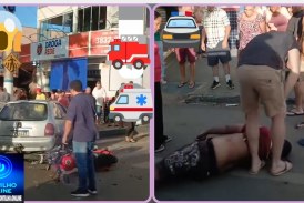 👉🏻🚔😱 vídeo 😡🚧🚑 TRÂNSITO LOUCO! 🚨🫵🏻 MAIS UM ACIDENTE NA AVENIDA ODIR ALEIXO ENVOLVENDO MOTOCICLISTA! 🏍️🚦