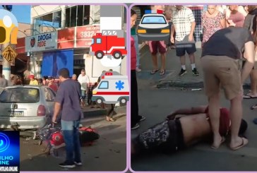 👉🏻🚔😱 vídeo 😡🚧🚑 TRÂNSITO LOUCO! 🚨🫵🏻 MAIS UM ACIDENTE NA AVENIDA ODIR ALEIXO ENVOLVENDO MOTOCICLISTA! 🏍️🚦