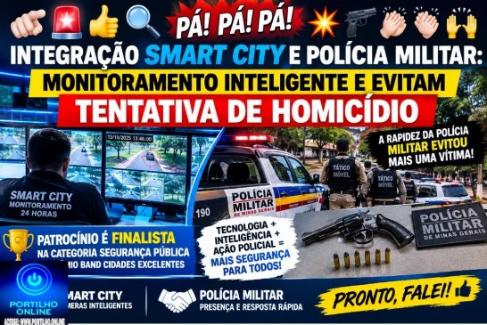 🫵🏻🚨👍🏻🔎⚡💥🔫 PÁ! PÁ! PÁ! 👏🏻👏🏻👏🏻🙌🏻 INTEGRAÇÃO SMART CITY E POLÍCIA MILITAR: MONITORAMENTO INTELIGENTE E RESPOSTA RÁPIDA EVITAM QUE TENTATIVA DE HOMICÍDIO TERMINE EM TRAGÉDIA! 🚔🎥🚨