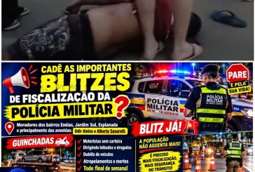 👉🏻🚑🚨🚔⚰️🕯️Quem será a próxima vítima?🚨🚔🚨🚔 BLITZES DA POLÍCIA MILITAR NOS BAIRROS ENÉIAS E JARDIM SUL: MORADORES E COMERCIANTES PEDEM PROVIDÊNCIAS URGENTES! 🚧🚦