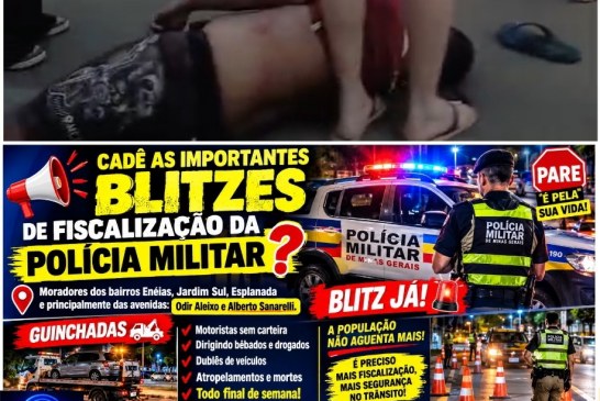 👉🏻🚑🚨🚔⚰️🕯️Quem será a próxima vítima?🚨🚔🚨🚔 BLITZES DA POLÍCIA MILITAR NOS BAIRROS ENÉIAS E JARDIM SUL: MORADORES E COMERCIANTES PEDEM PROVIDÊNCIAS URGENTES! 🚧🚦
