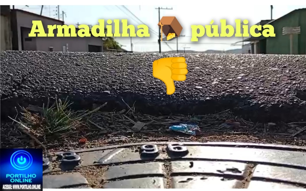 👉🏻🤔⛳🕳️🪤🫵🏻🚨👎🏻🕳️🪤 PORTILHO, SOCORRO! JÁ SE PASSARAM 4 MESES E NINGUÉM RESOLVEU! 🤔🫵🏻🚧