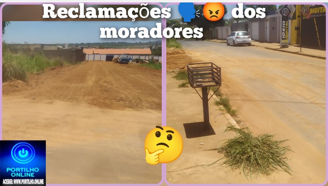 👉🏻👎🏻🚧🛣️😡😤😷🌪️🎃Portilho Boa tarde Senhor a população pede ajuda já que a prefeitura não resolve..