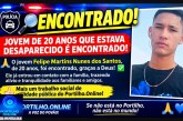 👉🚨🚓😱🚑🚒🫵🏻👍🏻👏🏻🙌🏻FOI ENCONTRADO !! 👉 Felipe Martins Nunes dos Santos, de 20 anos