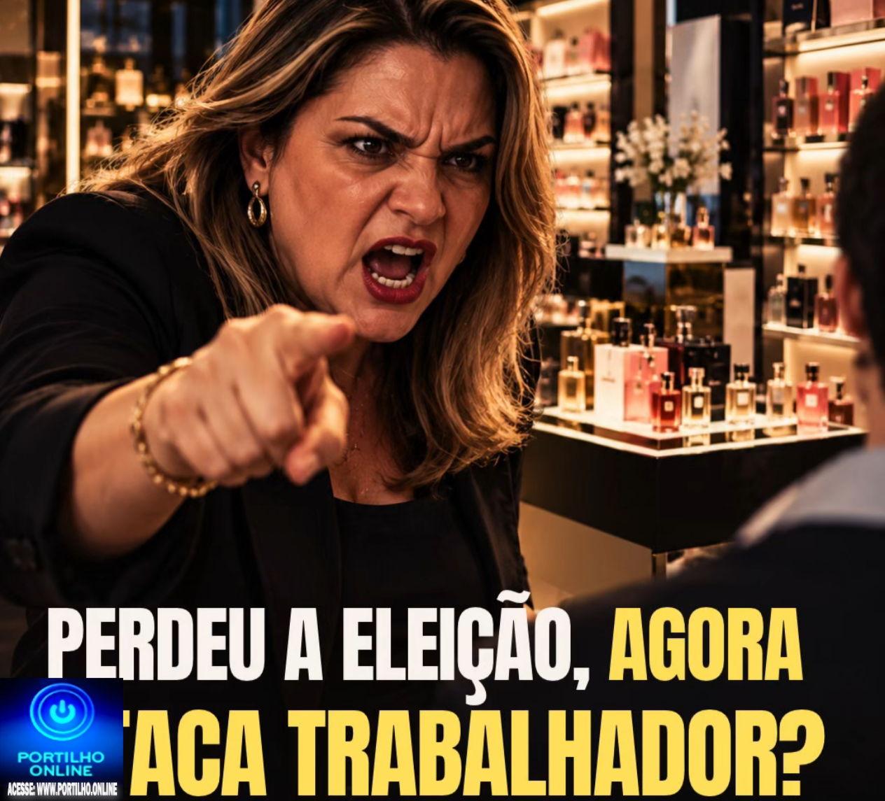 👉🚨🚔📢Quem é ELA?🤔🫣😱🗽Intolerância. Dona da perfumaria Diamon