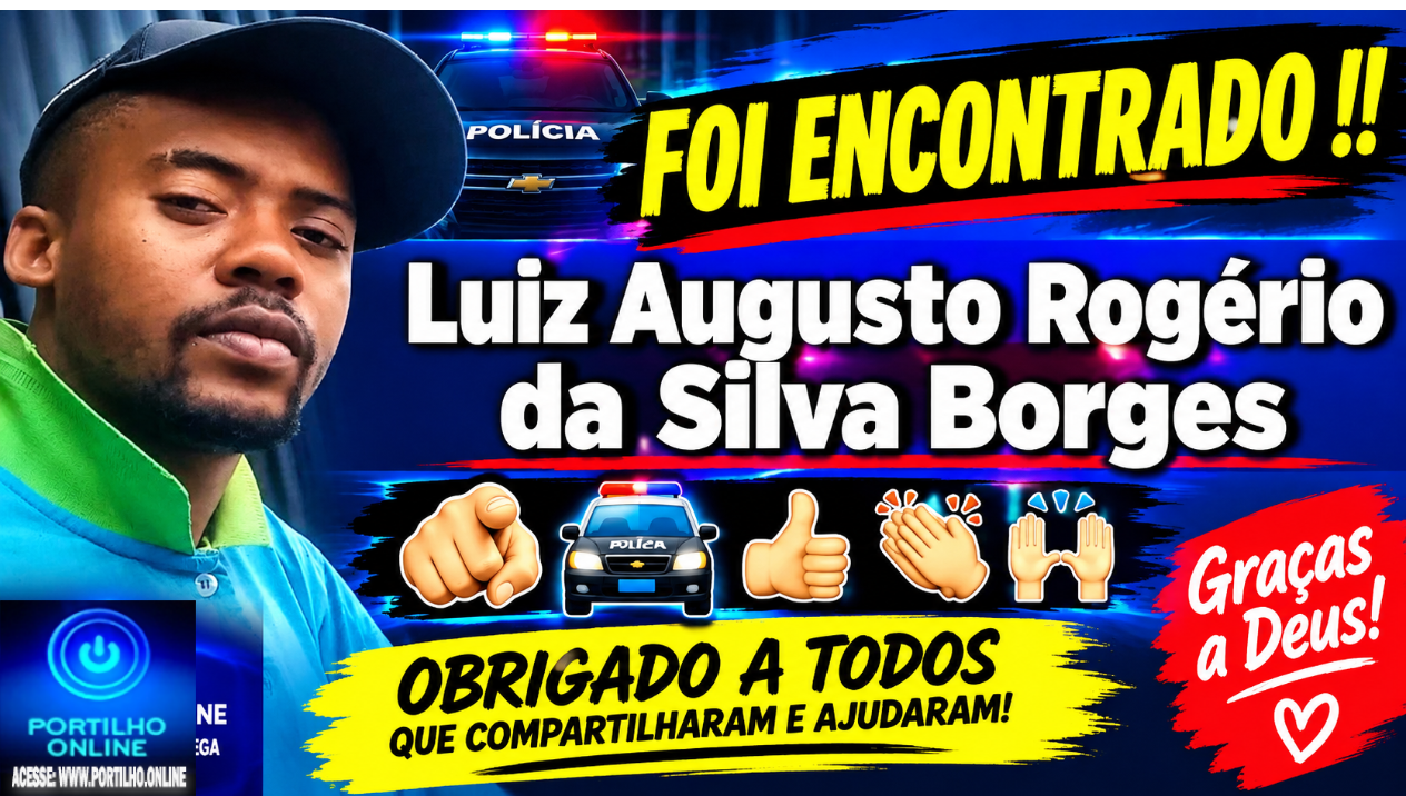 👉🚓😱🚑🚒🫵🏻👍🏻👏🏻🙌🏻foi-encontrado-👉Luiz Augusto Rogério da Silva Borgeses, apelido de “Neguin Bria”