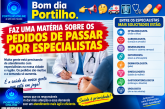 👉📢🤔🚑🩻🩺🩹💊Bom dia Portilho. Faz uma matéria sobre os pedidos de passar por especialistas