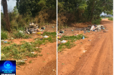 👉📢😱🚧🤢🤮👎Lixão no trevo 🍀 de São João.Portilho, o estado de abandono aq abaixo do trevo aqui de São João da serra negra