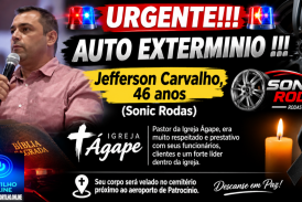 👉🚔🚨🚔🚨🚔🚨Urgente!!!! AUTO EXTERMINIO !!! Jefferson Carvalho, 46 anis ( Sonic Rodas)