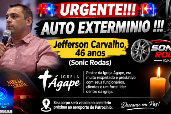 👉🚔🚨🚔🚨🚔🚨Urgente!!!! AUTO EXTERMINIO !!! Jefferson Carvalho, 46 anis ( Sonic Rodas)