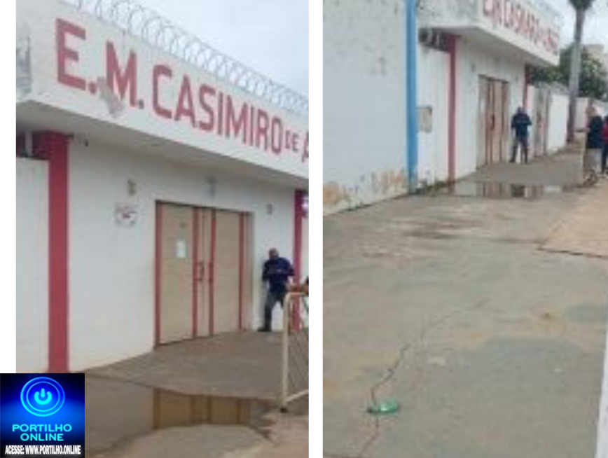 👉📢👎🤔😱🚧🛥️🚤⛵Escola 🎒 🏫 municipal Cassimiro de Abreu! Portilho Segue as fotos