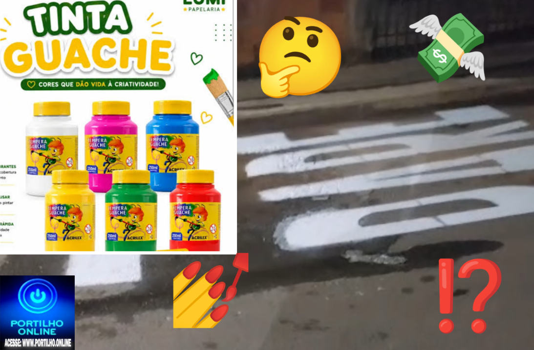 👉📢🚦 TINTA GUACHE OU CAL? SINALIZAÇÃO DE TRÂNSITO COM TINTAS DE QUALIDADE DUVIDOSA!
