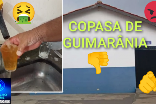 👉🫵🤔😤😡Água/barro da Copasa de Guimarânia Boa noite portilho,posta pra gente aí