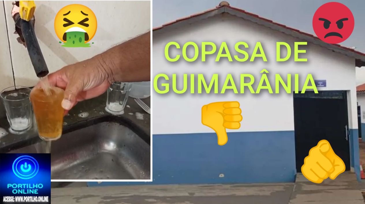👉🫵🤔😤😡Água/barro da Copasa de Guimarânia Boa noite portilho,posta pra gente aí