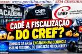 👉😱💪🏋️‍♂️📢🚨CADÊ A FISCALIZAÇÃO DO CREF? 🫵✍️🚨    Profissionais da área vão encaminhar denúncia ao Conselho Regional de Educação Física (CREF) e cobrar fiscalização