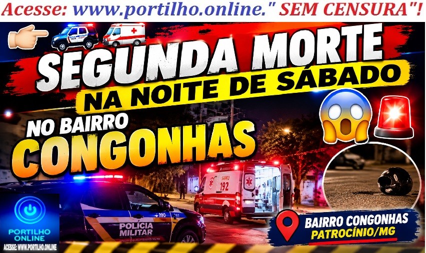 🚑🫵🚨🚧🚒🚑🚓ACIDENTE FATAL! Morreu na hora!!!Segunda morte na noite de sabado no bairro Congonhas🚔🚑🚒😮🚨😱⚰🕯😭