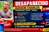 👉🚨🚔🔎🕵🔍 DESAPARECIDO: 👉Hudson charles ( vulgo Jamal 27 anos)