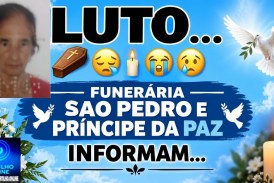 👉LUTO…⚰😔🕯😪😭FUNERÁRIA SAO PEDRO E PRÍNCIPE DA 🕊PAZ🕊🕊 INFORMAM… Faleceu hoje em Patrocinio, a Sr.ª Idalice Maria de Jesus, aos 91 anos