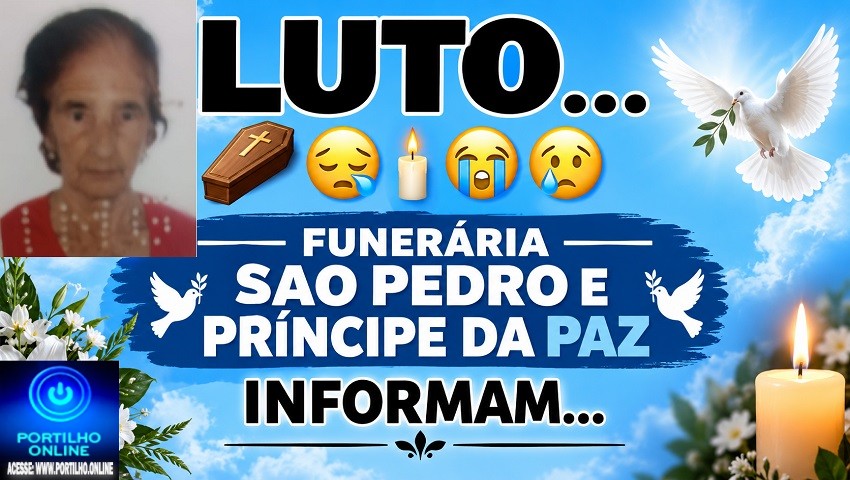 👉LUTO…⚰😔🕯😪😭FUNERÁRIA SAO PEDRO E PRÍNCIPE DA 🕊PAZ🕊🕊 INFORMAM… Faleceu hoje em Patrocinio, a Sr.ª Idalice Maria de Jesus, aos 91 anos