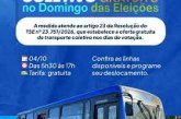 👉🏻👏🏻👊🏻🤔 Notícias 🗞️ da prefeitura municipal… 👉🏻🚨Transporte coletivo terá gratuidade neste domingo durante as Eleições Gerais de 2026